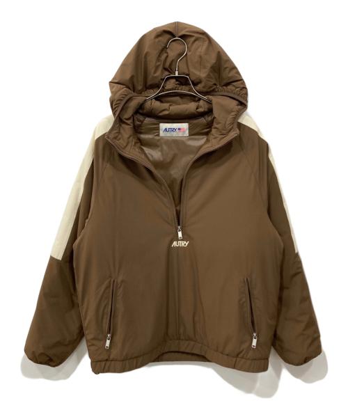 AUTRY（オートリ―）AUTRY (オートリ―) PADDED ANORAK ブラウン サイズ:Mの古着・服飾アイテム