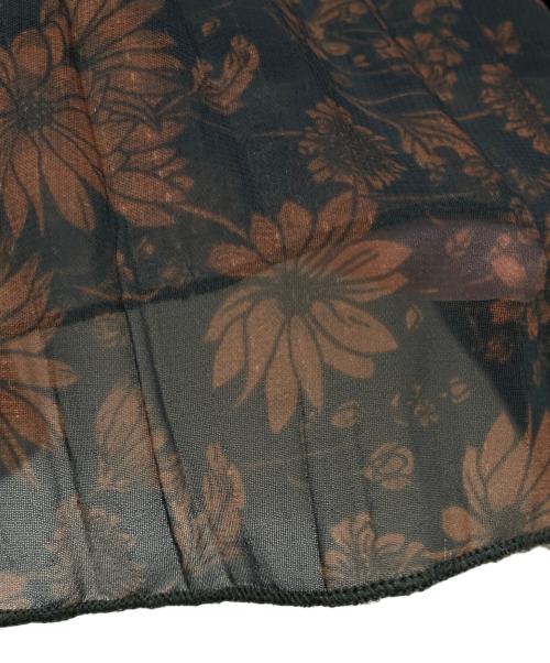 GANNI（ガニー）GANNI (ガニー) Pleated Georgette Dress ブラック サイズ:36の古着・服飾アイテム