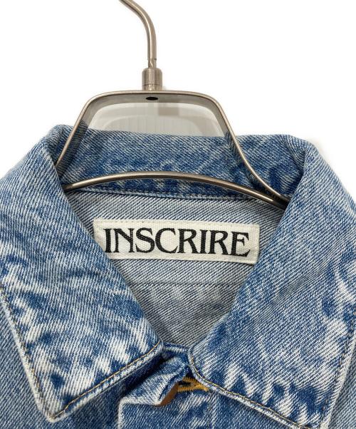 INSCRIRE（アンスクリア）INSCRIRE (アンスクリア) Tight Fit Denim Jacket/タイトフィットデニムジャケット インディゴ サイズ:38の古着・服飾アイテム