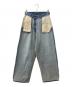 INSCRIRE（アンスクリア）の古着「Loose Fit Inside Out Denim」｜インディゴ