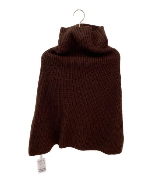 GOOD GRIEF!（グッドグリーフ）GOOD GRIEF! (グッドグリーフ) RIBBED KNIT SNOOD ブラウン サイズ:Fの古着・服飾アイテム