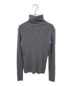 EVERYDAY I LIKE.エヴリデイ アイ ライク）の古着「Basic Rib タートルネックプルオーバー」｜グレー