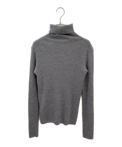 EVERYDAY I LIKE.（エヴリデイ アイ ライク）EVERYDAY I LIKE. (エヴリデイ アイ ライク) Basic Rib タートルネックプルオーバー グレー サイズ:Freeの古着・服飾アイテム