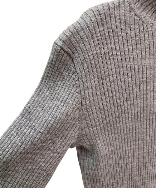 EVERYDAY I LIKE.（エヴリデイ アイ ライク）EVERYDAY I LIKE. (エヴリデイ アイ ライク) Basic Rib タートルネックプルオーバー グレー サイズ:Freeの古着・服飾アイテム