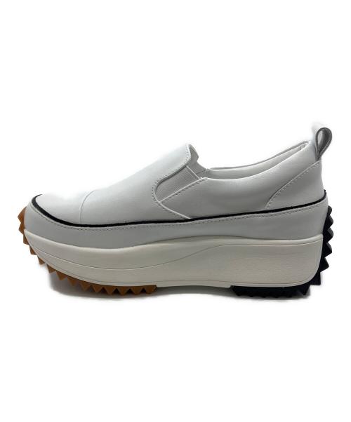 BEARDSLEY（ビアズリー）BEARDSLEY (ビアズリー) レザースリッポン ホワイト サイズ:22.5の古着・服飾アイテム