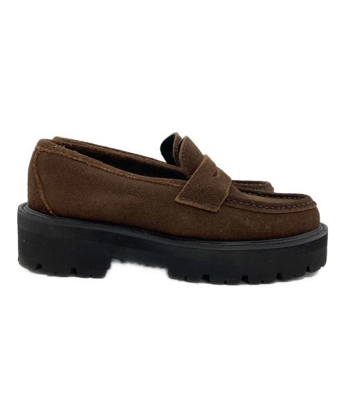Caminando（カミナンド）Caminando (カミナンド) SUEDE LOAFER ブラウン サイズ:35の古着・服飾アイテム