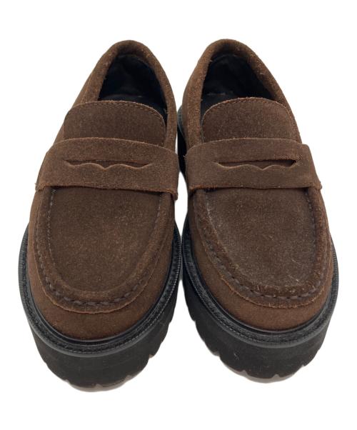 Caminando（カミナンド）Caminando (カミナンド) SUEDE LOAFER ブラウン サイズ:35の古着・服飾アイテム
