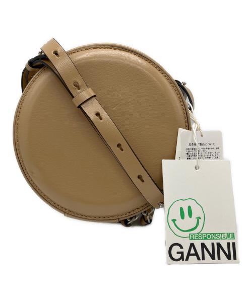 GANNI（ガニー）GANNI (ガニー) Banner Round Bag ベージュの古着・服飾アイテム