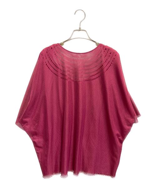 ISSEY MIYAKE A-POC INSIDE（イッセイミヤケ エポックインサイド）ISSEY MIYAKE A-POC INSIDE (イッセイミヤケ エポックインサイド) レースボレロカーディガン パープル サイズ:2の古着・服飾アイテム