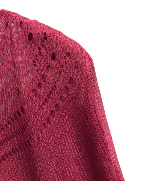 ISSEY MIYAKE A-POC INSIDE（イッセイミヤケ エポックインサイド）ISSEY MIYAKE A-POC INSIDE (イッセイミヤケ エポックインサイド) レースボレロカーディガン パープル サイズ:2の古着・服飾アイテム