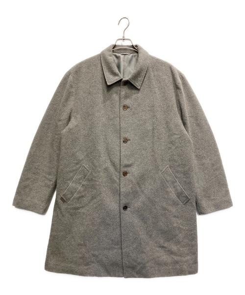 PAPAS（パパス）PAPAS (パパス) カシミヤコート グレー サイズ:Mの古着・服飾アイテム
