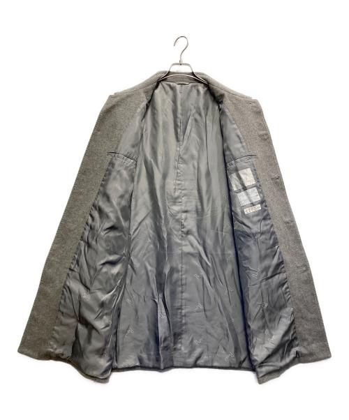 PAPAS（パパス）PAPAS (パパス) カシミヤコート グレー サイズ:Mの古着・服飾アイテム