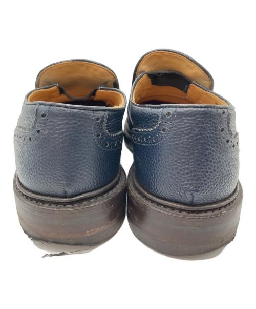 Tricker's（トリッカーズ）Tricker's (トリッカーズ) フルブローグ スリッポン ネイビー サイズ:8　1/2の古着・服飾アイテム