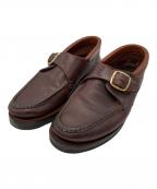 RUSSELL MOCCASINラッセルモカシン）の古着「モンクストラップシューズ」｜ブラウン