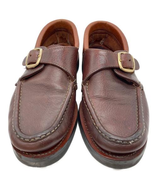 RUSSELL MOCCASIN（ラッセルモカシン）RUSSELL MOCCASIN (ラッセルモカシン) モンクストラップシューズ ブラウン サイズ:9.5の古着・服飾アイテム