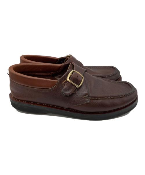 RUSSELL MOCCASIN（ラッセルモカシン）RUSSELL MOCCASIN (ラッセルモカシン) モンクストラップシューズ ブラウン サイズ:9.5の古着・服飾アイテム