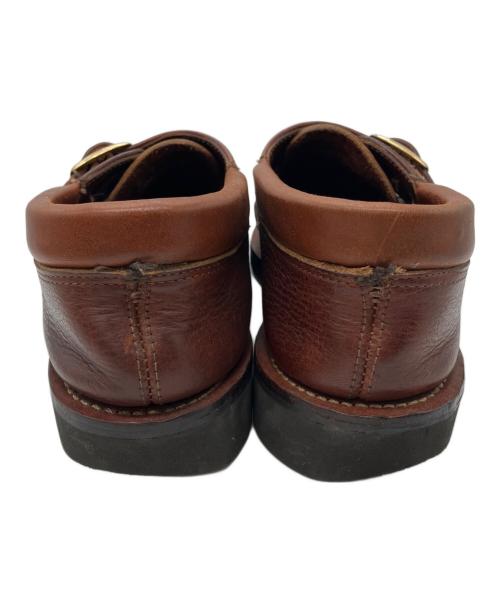 RUSSELL MOCCASIN（ラッセルモカシン）RUSSELL MOCCASIN (ラッセルモカシン) モンクストラップシューズ ブラウン サイズ:9.5の古着・服飾アイテム