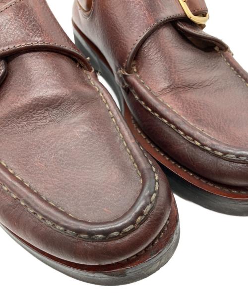RUSSELL MOCCASIN（ラッセルモカシン）RUSSELL MOCCASIN (ラッセルモカシン) モンクストラップシューズ ブラウン サイズ:9.5の古着・服飾アイテム