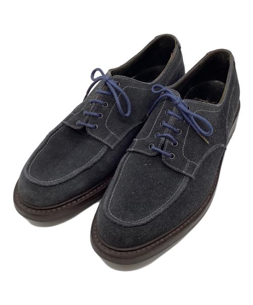 Crockett & Jones（クロケット＆ジョーンズ）Crockett & Jones (クロケット＆ジョーンズ) Uチップシューズ ネイビー サイズ:9の古着・服飾アイテム