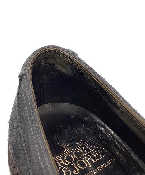 Crockett & Jones（クロケット＆ジョーンズ）Crockett & Jones (クロケット＆ジョーンズ) Uチップシューズ ネイビー サイズ:9の古着・服飾アイテム