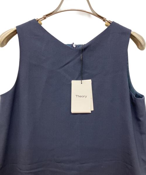 theory（セオリー）theory (セオリー) ノースリーブワンピース ネイビー サイズ:2の古着・服飾アイテム