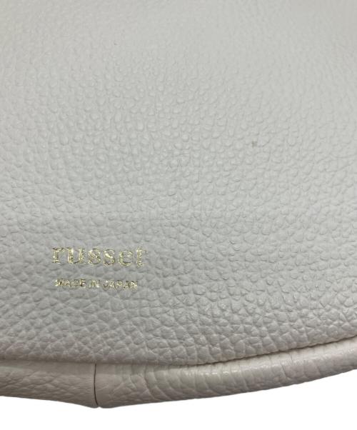 russet（ラシット）russet (ラシット) ハーフムーンショルダーバッグ アイボリーの古着・服飾アイテム