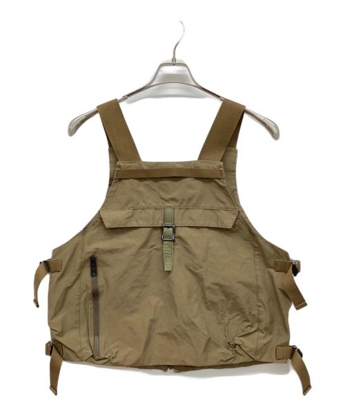 ASSOV（アッソブ）ASSOV (アッソブ) SHRINK NYLON CAMP VEST 3 ブラウン サイズ:下記参照の古着・服飾アイテム