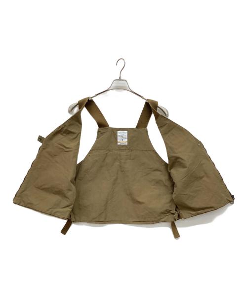 ASSOV（アッソブ）ASSOV (アッソブ) SHRINK NYLON CAMP VEST 3 ブラウン サイズ:下記参照の古着・服飾アイテム