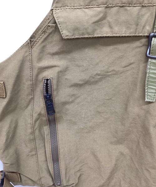 ASSOV（アッソブ）ASSOV (アッソブ) SHRINK NYLON CAMP VEST 3 ブラウン サイズ:下記参照の古着・服飾アイテム