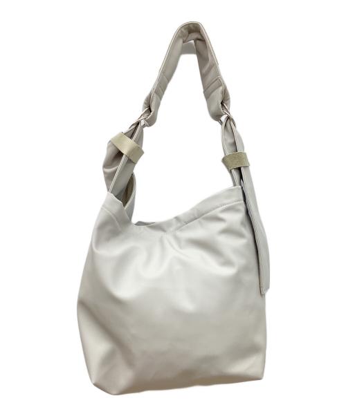 PUBLIC TOKYO（パブリックトウキョウ）PUBLIC TOKYO (パブリックトウキョウ) YOROZU タスキショルダーBAG M ベージュの古着・服飾アイテム