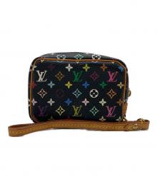 LOUIS VUITTON（ルイ ヴィトン）の古着「モノグラム・マルチカラー　	トゥルース ワピティポーチ」｜ブラック