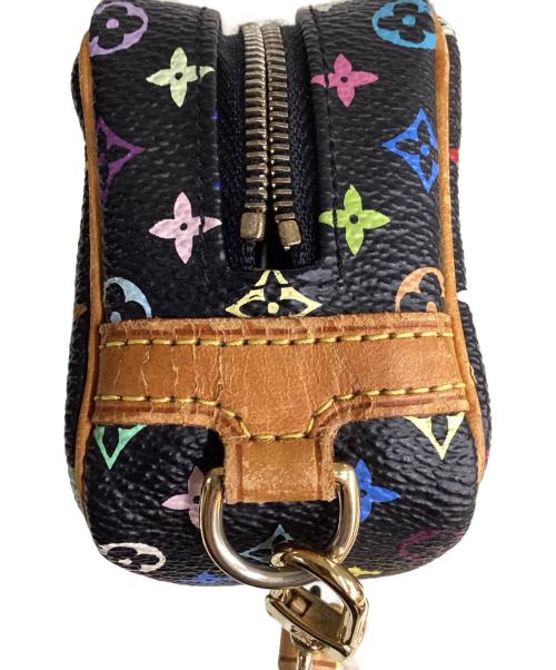LOUIS VUITTON（ルイ ヴィトン）LOUIS VUITTON (ルイ ヴィトン) モノグラム・マルチカラー　	トゥルース ワピティポーチ ブラック サイズ:下記参照の古着・服飾アイテム