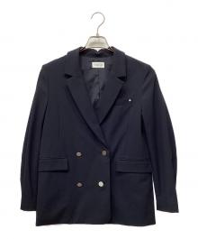 FRAY ID（フレイ アイディー）の古着「セミダブルテーラードジャケット」｜ネイビー