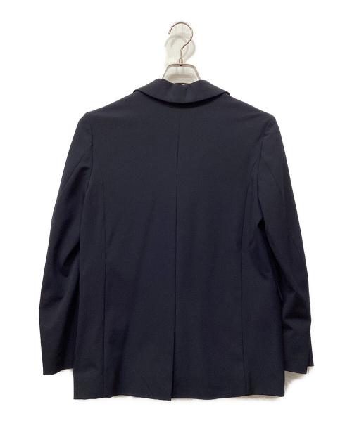 FRAY ID（フレイ アイディー）FRAY ID (フレイ アイディー) セミダブルテーラードジャケット ネイビーの古着・服飾アイテム
