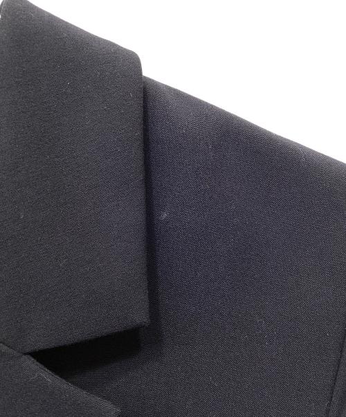 FRAY ID（フレイ アイディー）FRAY ID (フレイ アイディー) セミダブルテーラードジャケット ネイビーの古着・服飾アイテム