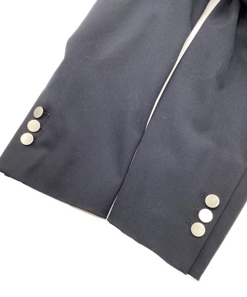 FRAY ID（フレイ アイディー）FRAY ID (フレイ アイディー) セミダブルテーラードジャケット ネイビーの古着・服飾アイテム