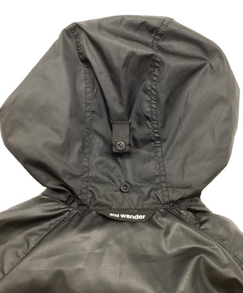 and wander（アンドワンダー）and wander (アンドワンダー) ストーンプリンターリップジャケット ブラック サイズ:00の古着・服飾アイテム