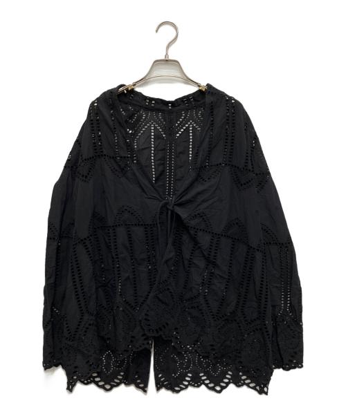 R'IAM PLAGE（リアム プラージュ）R'IAM PLAGE (リアム プラージュ) レースジャケット ブラック サイズ:38の古着・服飾アイテム