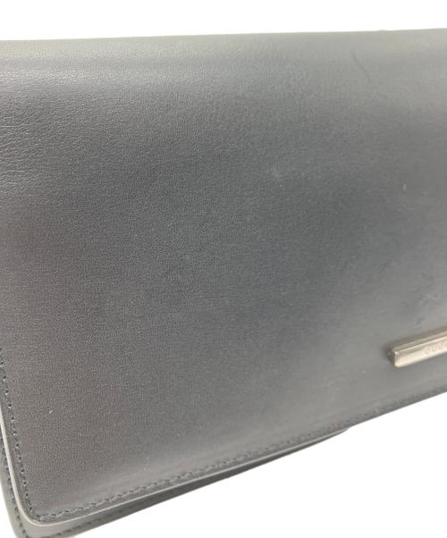 GUCCI（グッチ）GUCCI (グッチ) レザーハンドバッグ ブラックの古着・服飾アイテム