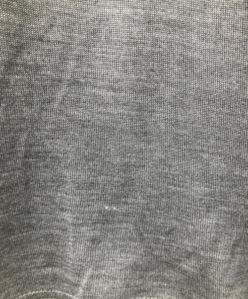 HERMES（エルメス）HERMES (エルメス) ハイネックシルクカットソー グレー サイズ:36の古着・服飾アイテム