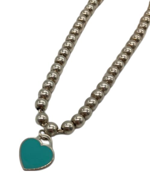 TIFFANY & Co.（ティファニー アンド コー）TIFFANY & Co. (ティファニー アンド コー) ブルー ハート タグ ビーズ ブレスレット シルバーの古着・服飾アイテム