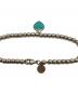中古・古着 TIFFANY & Co. (ティファニー アンド コー) ブルー ハート タグ ビーズ ブレスレット シルバー：27000円