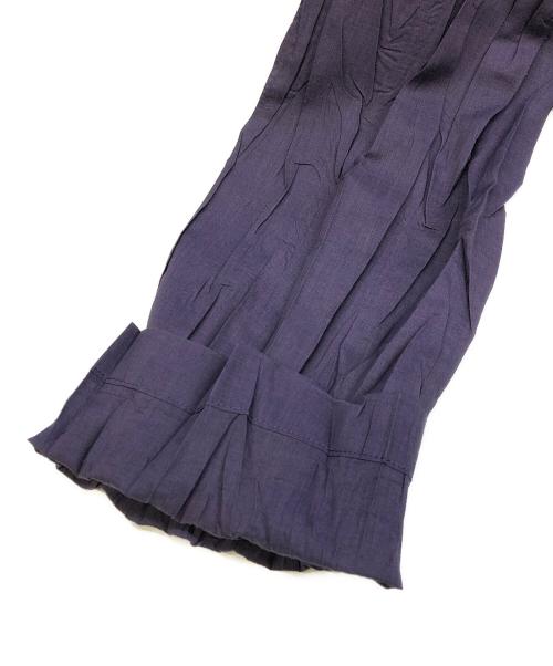 PLEATS PLEASE（プリーツプリーズ）PLEATS PLEASE (プリーツプリーズ) シワ加工ジャケット パープル サイズ:4の古着・服飾アイテム