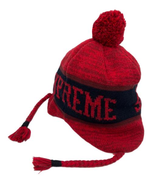 SUPREME（シュプリーム）Supreme (シュプリーム) イヤーフラップビーニー レッドの古着・服飾アイテム