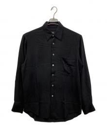 BOSS HUGO BOSS（ボス ヒューゴボス）の古着「シルクシャツ」｜ブラック