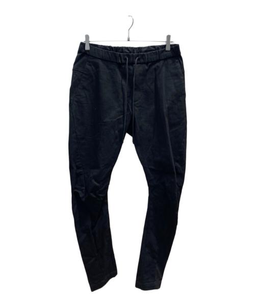 ATTACHMENT（アタッチメント）ATTACHMENT (アタッチメント) ラバーストレッチツイル 3Dパンツ ブラック サイズ:４の古着・服飾アイテム