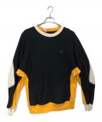 Champion×N.HOOLYWOODチャンピオン×エヌ ハリウッド）の古着「CREWNECK SWEATSHIRT」｜ブラック×イエロー