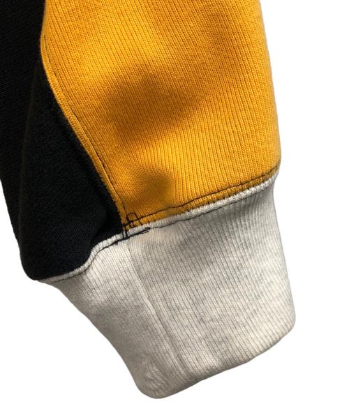 Champion（チャンピオン）Champion (チャンピオン) N.HOOLYWOOD (エヌ ハリウッド) CREWNECK SWEATSHIRT ブラック×イエロー サイズ:Sの古着・服飾アイテム