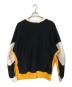 Champion (チャンピオン) N.HOOLYWOOD (エヌ ハリウッド) CREWNECK SWEATSHIRT ブラック×イエロー サイズ:S：15000円