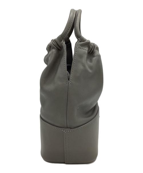 ORSETTO（オルセット）ORSETTO (オルセット) ギャザーショルダーバッグ　 グレーの古着・服飾アイテム
